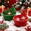 Practical 3D Printed Christmas Tree Storage Box Large Capacity Decorative Jewelry Storage Tray Plastic Entrance Key Tray Office
