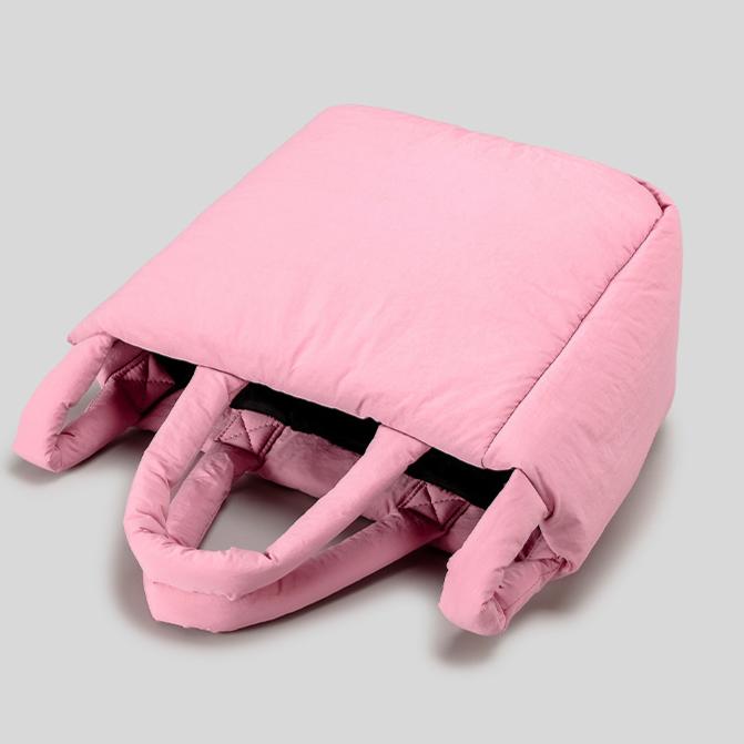 Vázaný popruh přes rameno Bavlna Sandwich Nylon Velkokapacitní taška Dámská měkká lehká taška přes rameno