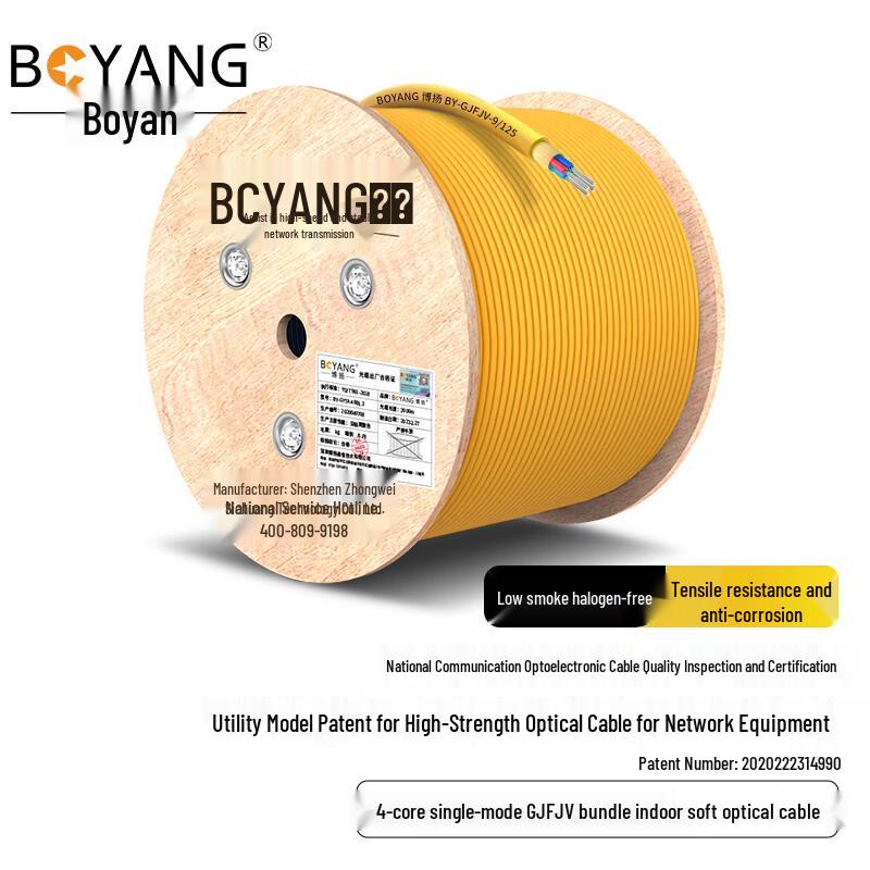 BOYANG GJFJH Single-Mode Indoor Fiber Optic Cable