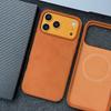 Italian Imported Suede Magnetic Phone Case for IPhone 17 Pro Max 17Air 17Pro Alloy Lens High-end Shockproof Leather Plush Cover