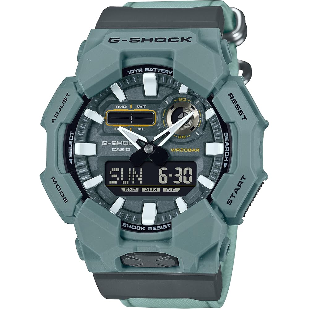 Casio G-Shock GA-010CE-2A Analog-Digital Men s Watch Blue Resin Band Water Resistant