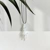 Clear Ballerina Pendant 3D Hand Blown Glass Ballet Dancer Hanging Accessories for DIY Earring Necklace Bracelet Keychain