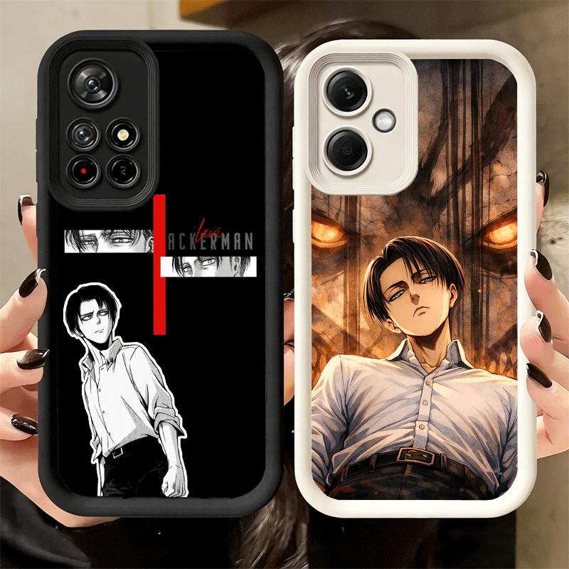 Phone Case for Xiaomi Redmi Note 15 14 13 Pro Plus A-Attack On T-Titan Levi Shell 12S 11 11S 11T 5G 14S Soft Silicone Funda