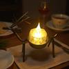 1PC Handicrafts Durable Candle Holders Home Iron Tabletop Sturdy Atmosphere Deer Decoration Ornaments
