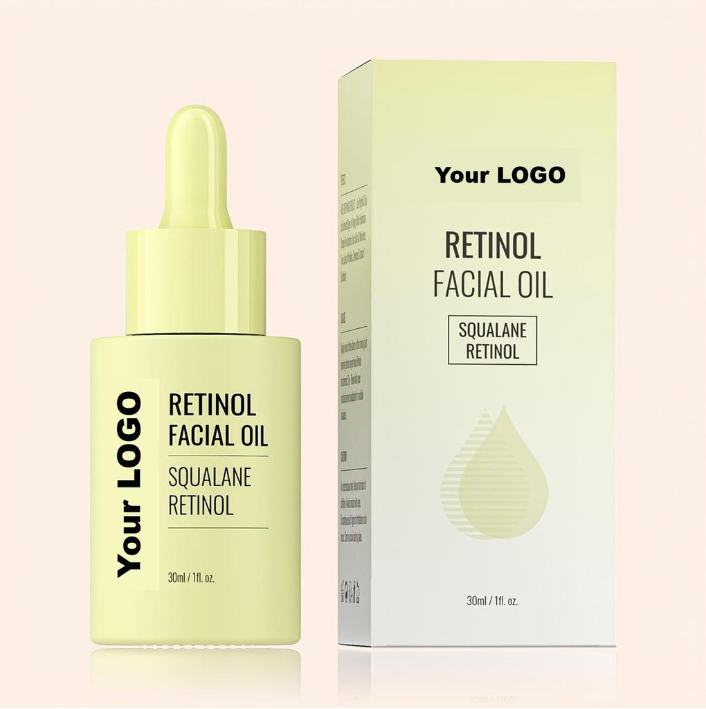 Customizable and Wholesale Retinol Facial Essence Oil 30ml*3 Deep moisturizing  essence oil  tender and smooth Face Skin care Oil