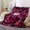 1Pc Monster High Starry Night Blanket For Couch Bed Plush Cozy Fuzzy Blanket Super Soft Warm Blankets For Fall And Winter 091828