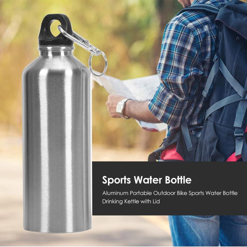 400/500/600/700ml Aluminum Portable Water Bottle Bike Cycling Drinking Kettle Drinking Cup for Outdoor Travel Running Camping