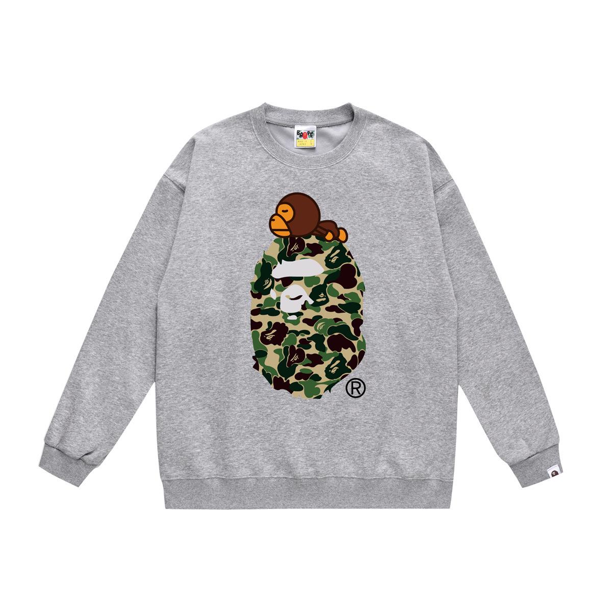 

Унісекс Худі BAPE з принтом Ape Head - Модний Осінньо-Зимовий Стиль Хіп-Хоп Small