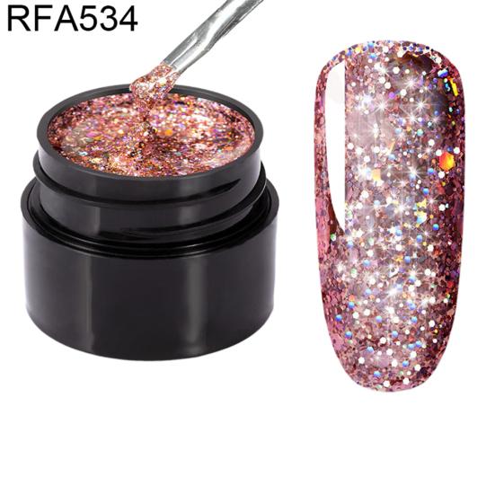 Glitter Rhinestone UV LED Nail Gel Polish Soak Off Varnish Lacquer