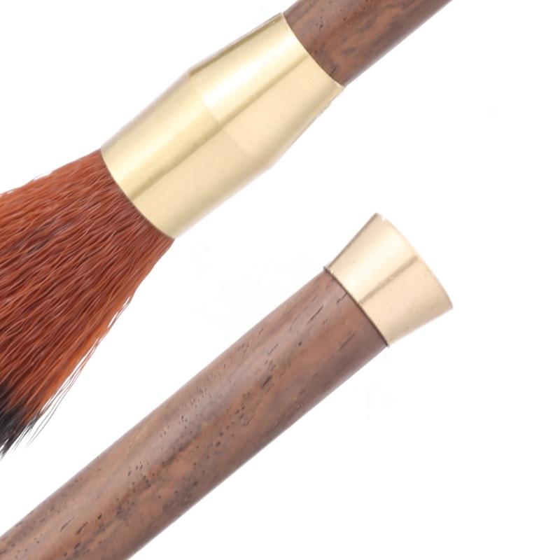 Durable Coffee Cleaning Brush Flexible Espresso Machines Brush Wood Coffee Grinder Brush Perfect for Home and Office