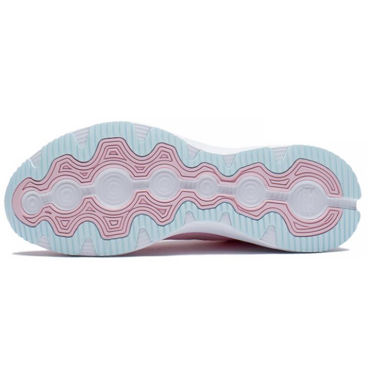 New LiNing YueYing 1.0 Breathable Low Top Running Shoes Women's Pink White ARHS028-3