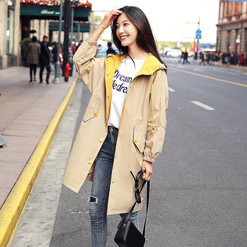 

Женская короткая куртка 2019, модная ветровка с капюшоном и карманами, короткая верхняя одежда, женский топ больших размеров S