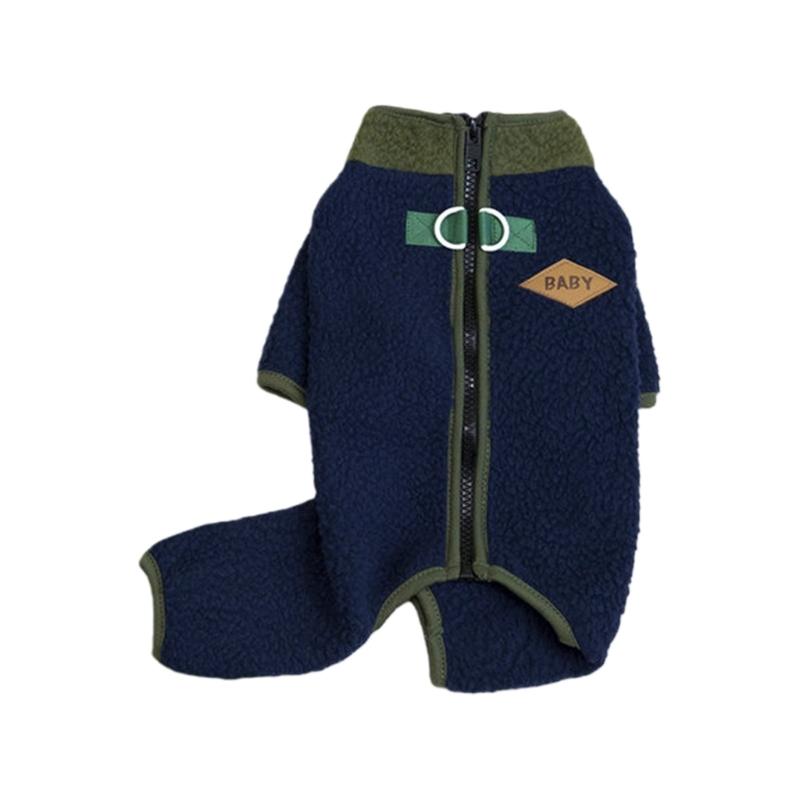 Fleece Dog Coat With Leash Attachment For Small Breeds Winter Warmth Soft Insulated Apparel For Chihuahuas Corgis