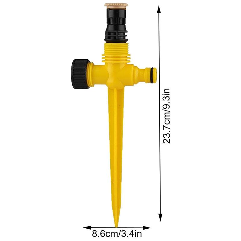 Garden Sprinkler 360° Rotation Irrigation Watering System Agriculture Ground Automatic Tube Adjustable Plug Buried Atomization