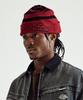 THEVINYLHOUSE Wappen Stripe Beanie Red