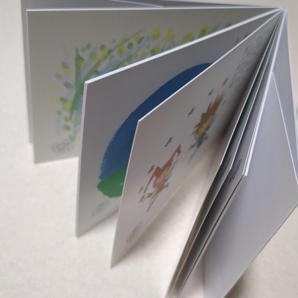 [USED] Takashi Yanase's Poetry and Painting Collection "Happiness" Postcards, 15-piece Set