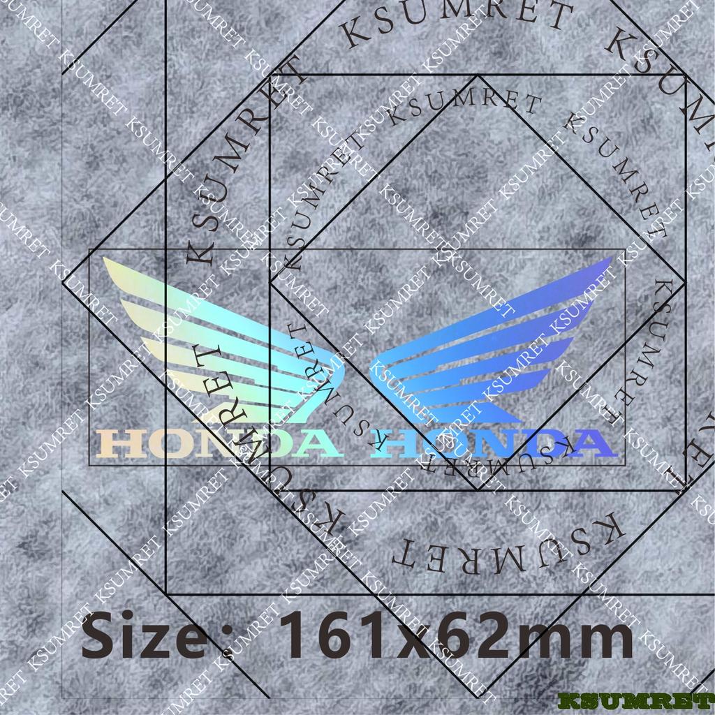 AAAKQ1 For Honda Wing Sticker Motorcycle Stickers Moto Helmet Modification Accessories Sponsor Stickers