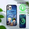 Katsuki Bakugo R-Hero Academia Phone Case For iPhone 14,16,15,13,17,12,Plus,Pro,Max Magnetic For Magsafe Frosted Cover