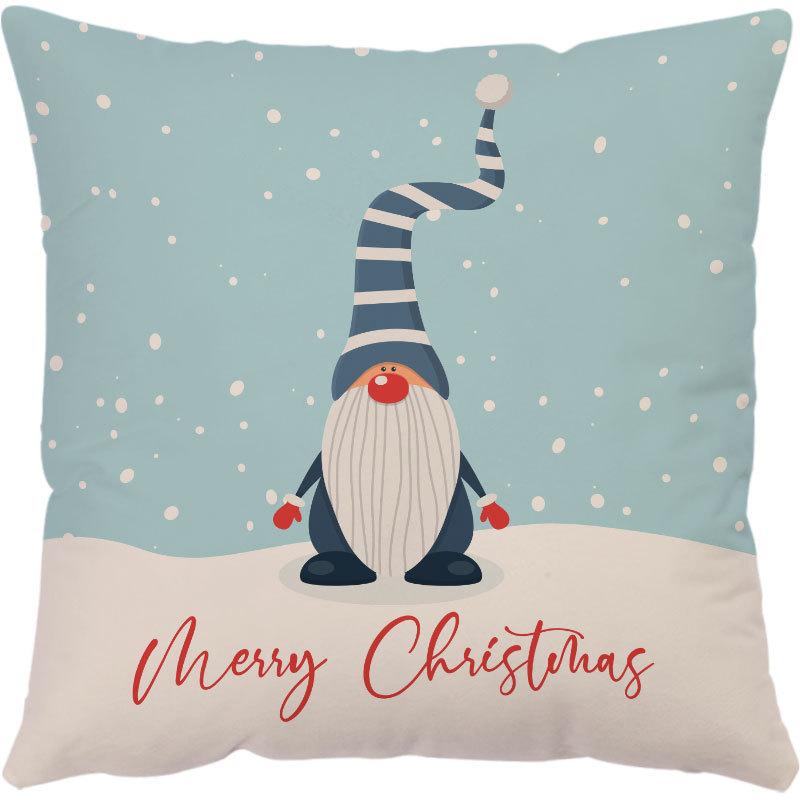 Amazon Hot Pillow Cartoon Doll Vánoční polštář Povlak na polštář Povlak na polštář na pohovku Povlak na polštář na sedák