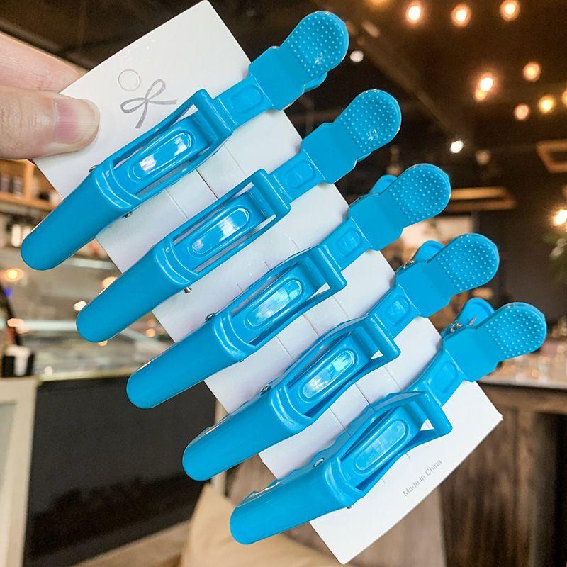 5/6Pcs Colorful Alligator Hair Clips Clamps Hairdressing Professional Salon Hair Grip Crocodile Hairpins Hair Barber Accessories