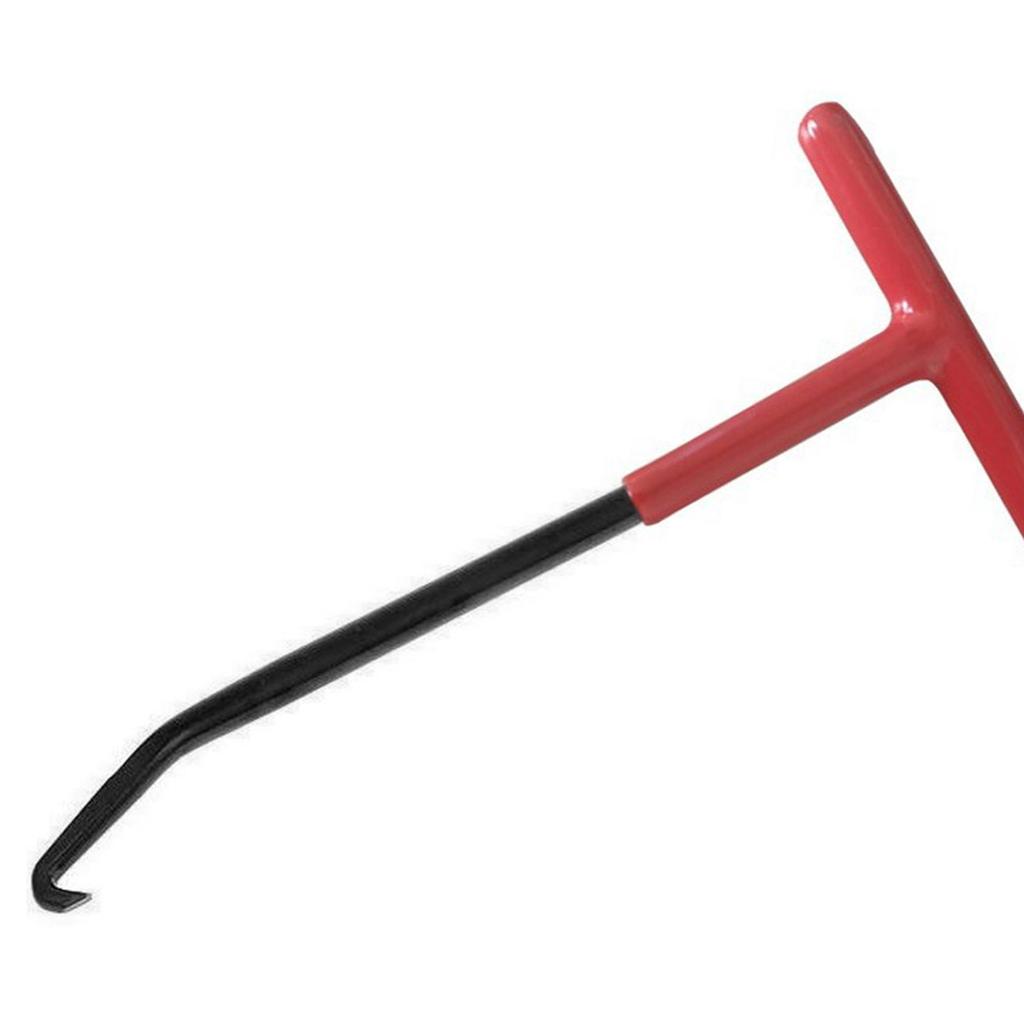 For T Shaped Motorcycle Handle Exhaust Spring Tools Exhaust Pipe Spring Removal Installation Puller Tool with Rubber Coa