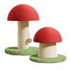Red Mushroom Cat Climbing Frame Grinding Claw Big Cat Scratch Column Sisal Ball Standing Cat Scratch Board Cat Tree Cat