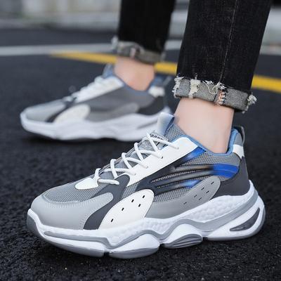 Daddy Shoes New Mesh Breathable Sports Shoes Thick Soles Men's Shoes Outdoor Sports Shoes Low Top Running Shoes