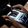Car Gear Shift Water Cup Holder Panel Decoration Cover Trim Stickers For Porsche Cayenne Sport SUV 2003-2010 With Navigation