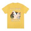 I Love Milfs Funny Horse  Meme 100%cotton men's shirt O-Neck Short Sleeve Harajuku women's summer fashion oversized Tshirt