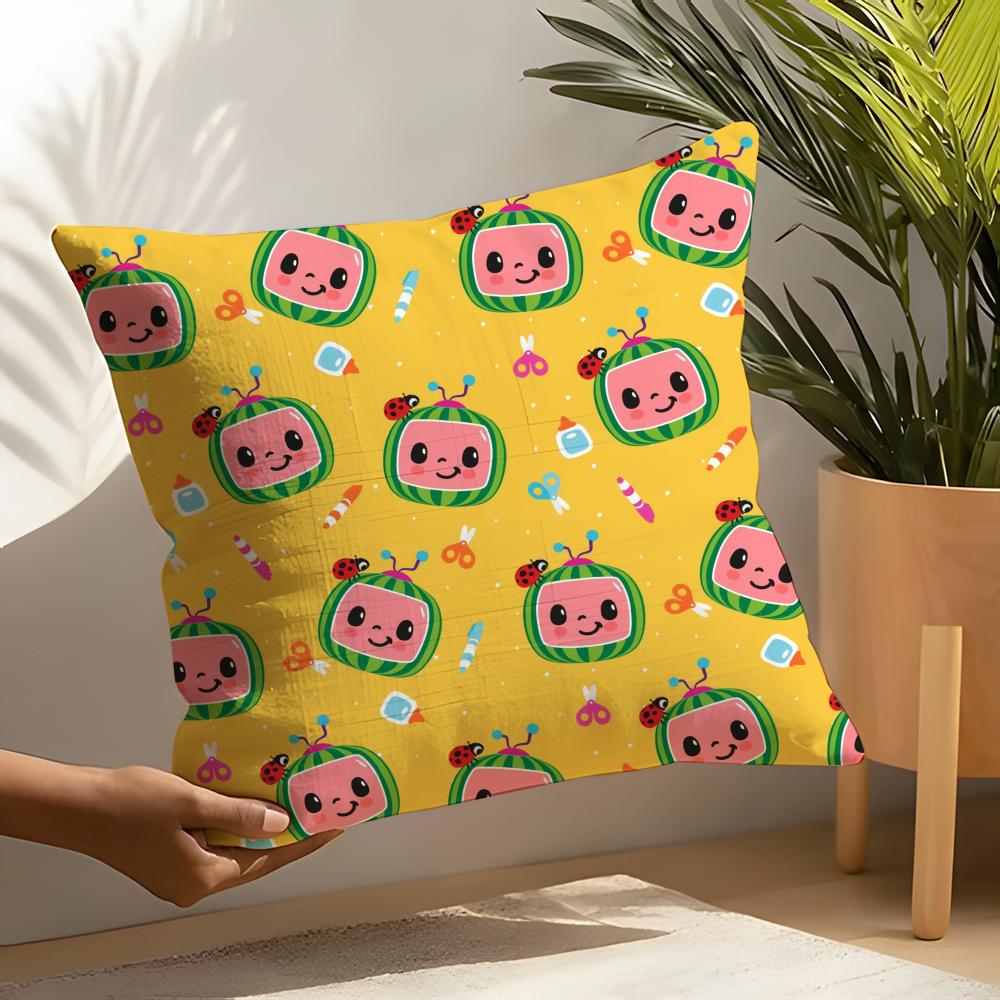 Cartoon C-Childrens Pillow Case Linen Cushion Covers For Decorative Sofa Home Pillows Case Car Chair Pillows Cases