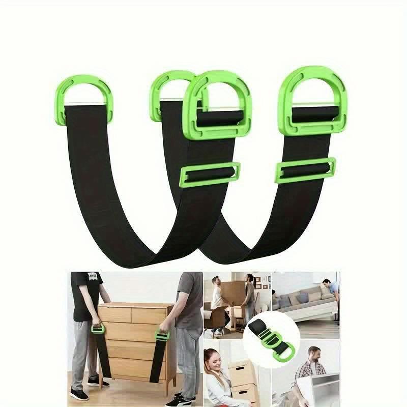 Up To 600 Lbs Heavy-Duty Adjustable Lifting Strap for Furniture, Boxes & Mattresses - Supports Heavy Weights with Ease