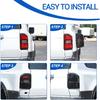 Car Taillight Cover Fit for Toyota Land Cruiser 250 Prado J250 LC250 2024 2025, Smoked Tail Light Shell Trim Cover, Rear Tail lamp Decorative