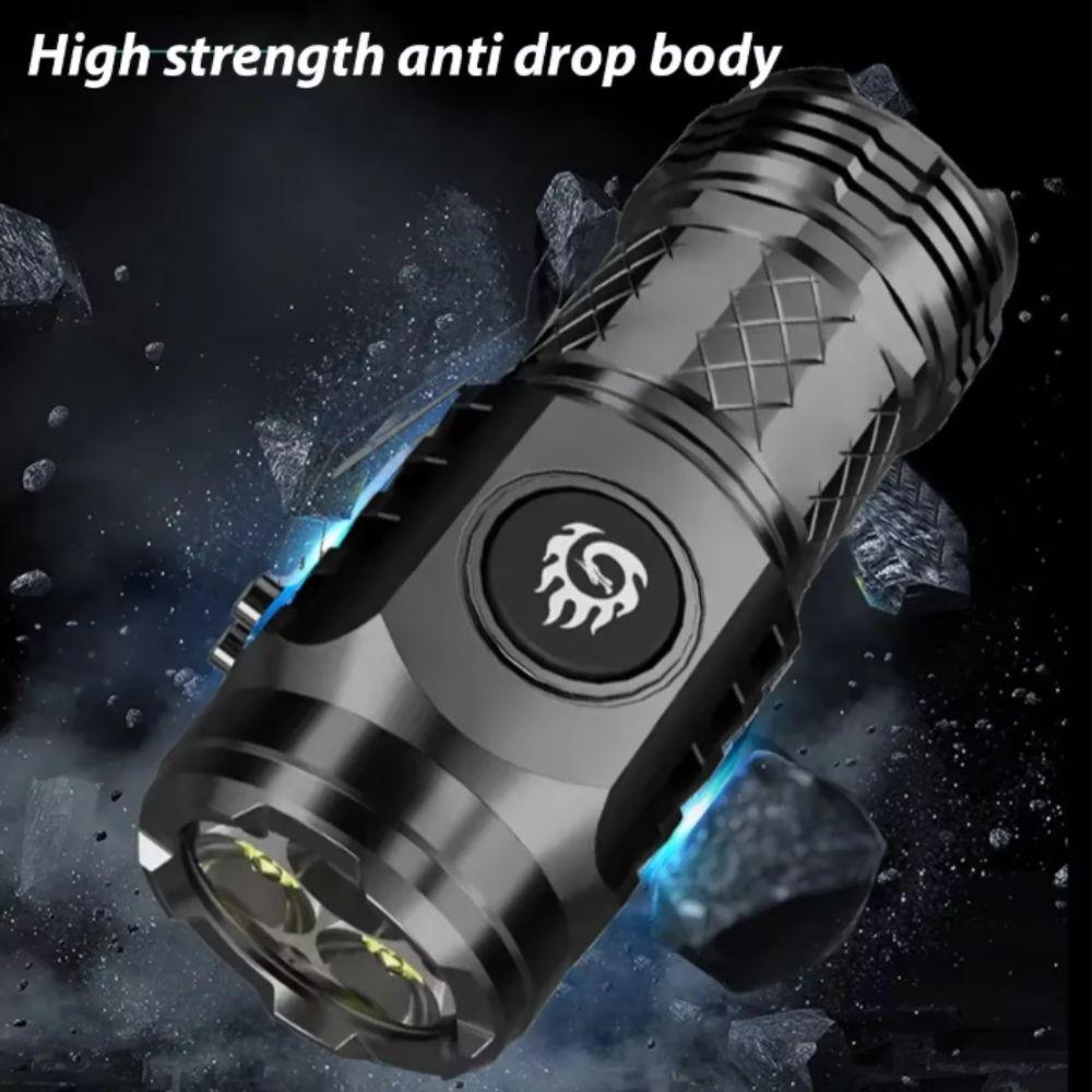 Super Bright LED Flashlight Waterproof Rechargeable Flashlight Handheld Flashlight Camping