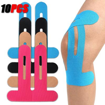 10Pcs Kinesiology Tapes For Knees Waterproof & Breathable Sport Tape Elastic Adjustable Knee