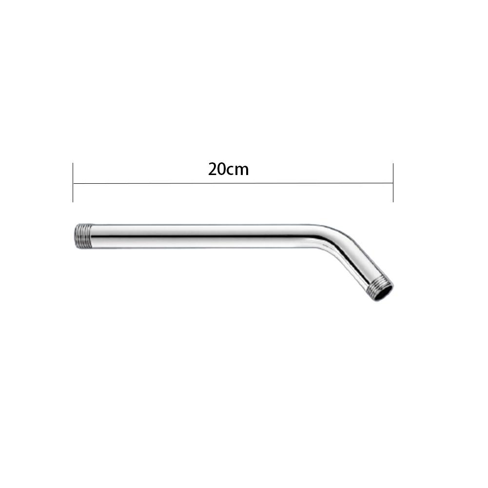 Shower Head Extension Pipe Tube Extender Stainless Steel 15-35cm Arm Tube