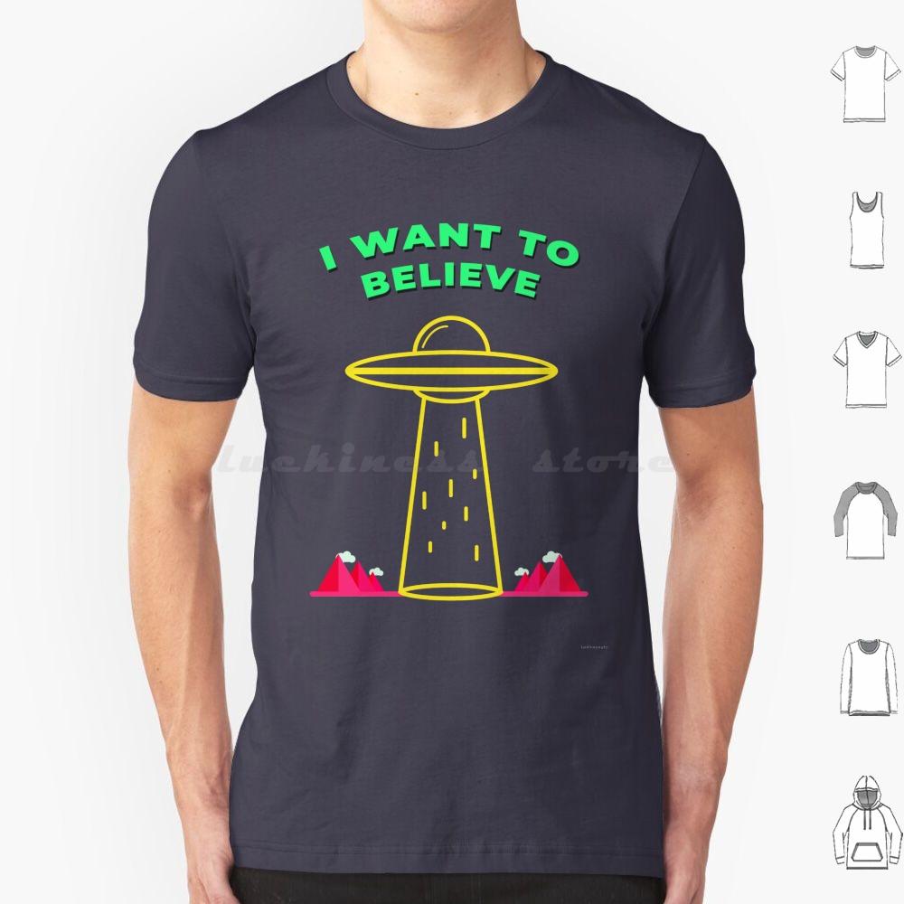 I Want To Believe T Shirt Big Size 100 Cotton X Files Ufo Space The X Files I Want To Believe Mulder Scully Dana Scully Fox