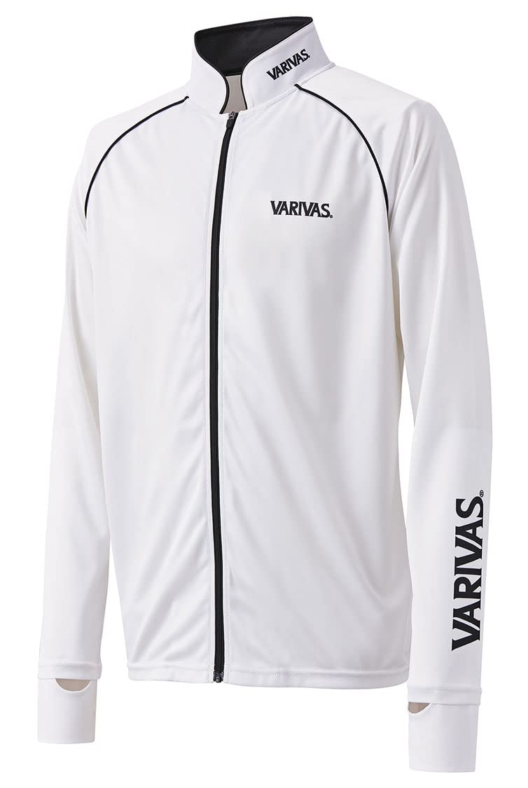 

Dry Fleet Zip Long Sleeve White L VAZS-25