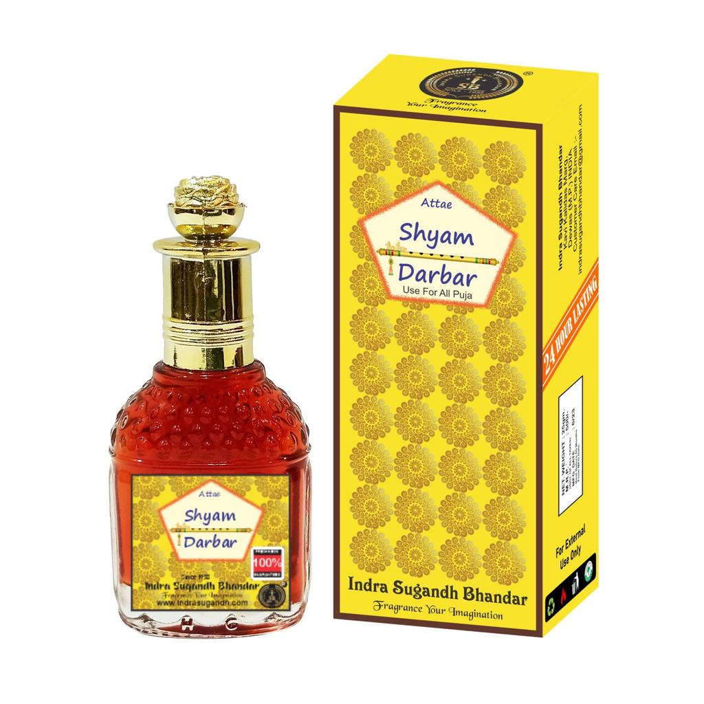 INDRA SUGANDH BHANDAR Shyam Darbar Attar 25ml Rollon Khatu Shyam Attar For Shyam 24 Hours Long Lasting ittar/itra/itar Best Combination of Kasturi O