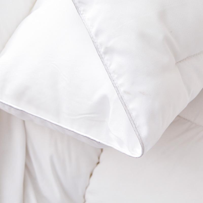 High-Quality Polyester Fiber Duvet, Full Size with Extra Large Double-Sided Black Edging, Featuring Three-Dimensional Box Quilting Technology