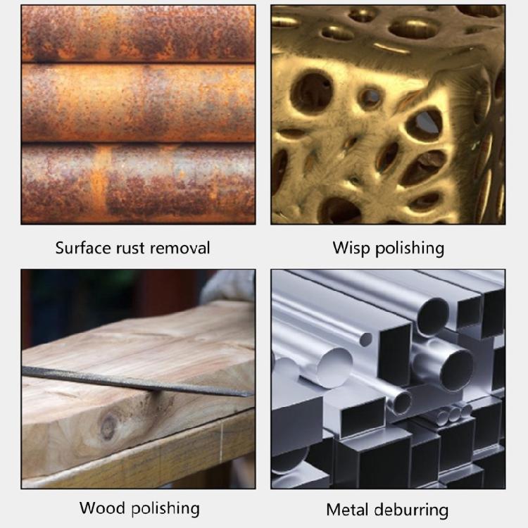 Wood Rasp File Steel Hand File Round Rasp Round Flat Needle File Wood Rasp