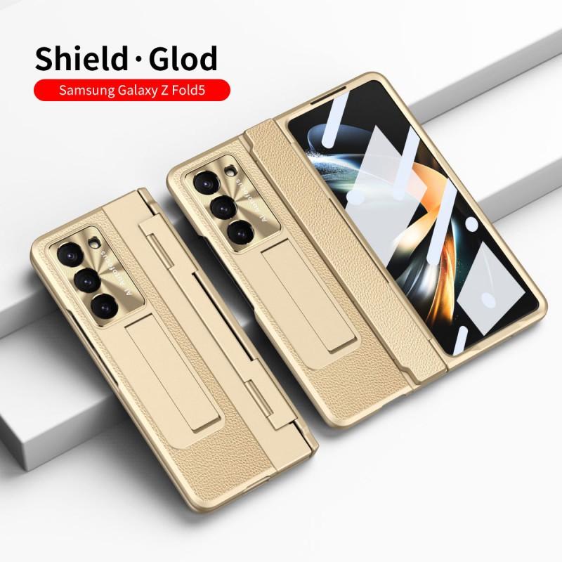 Premium Leather Case Galaxy Z Fold 7 / 6 8 With Pen Slot Full Coverage Shockproof Protection Hidden