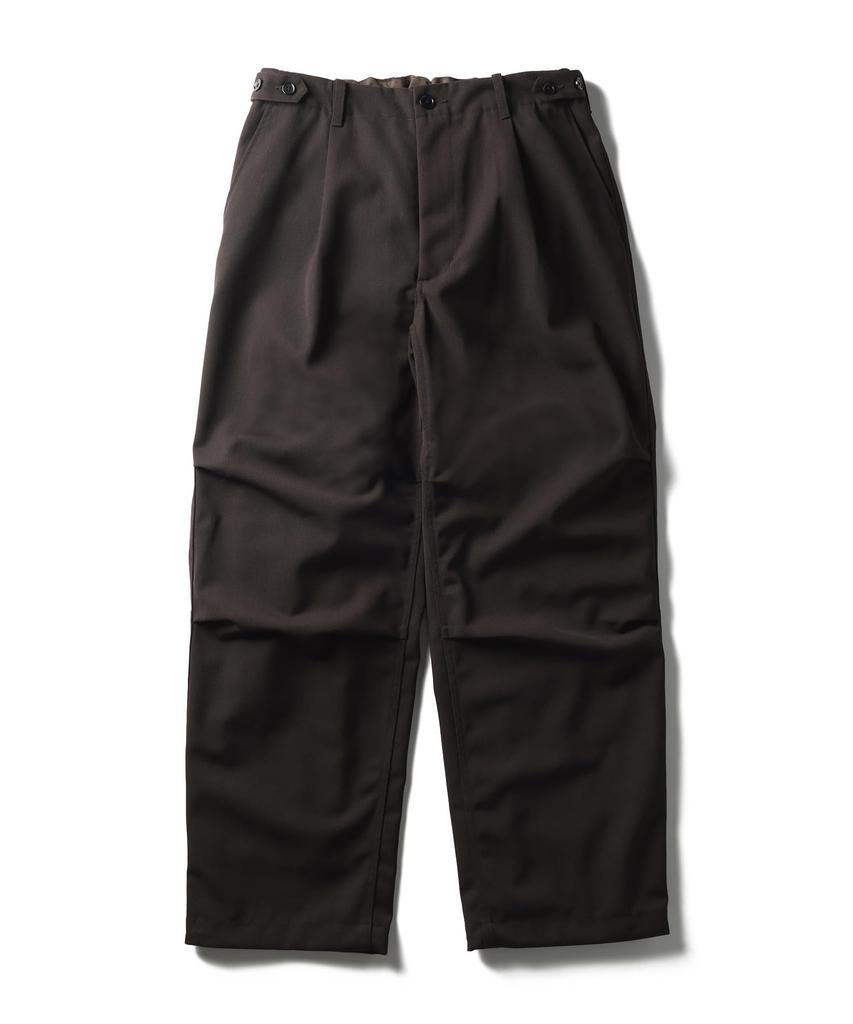 Snow Peak Hybrid Wool Trousers and Dark Size L PA-25AU010, Men's Women's, Brown,