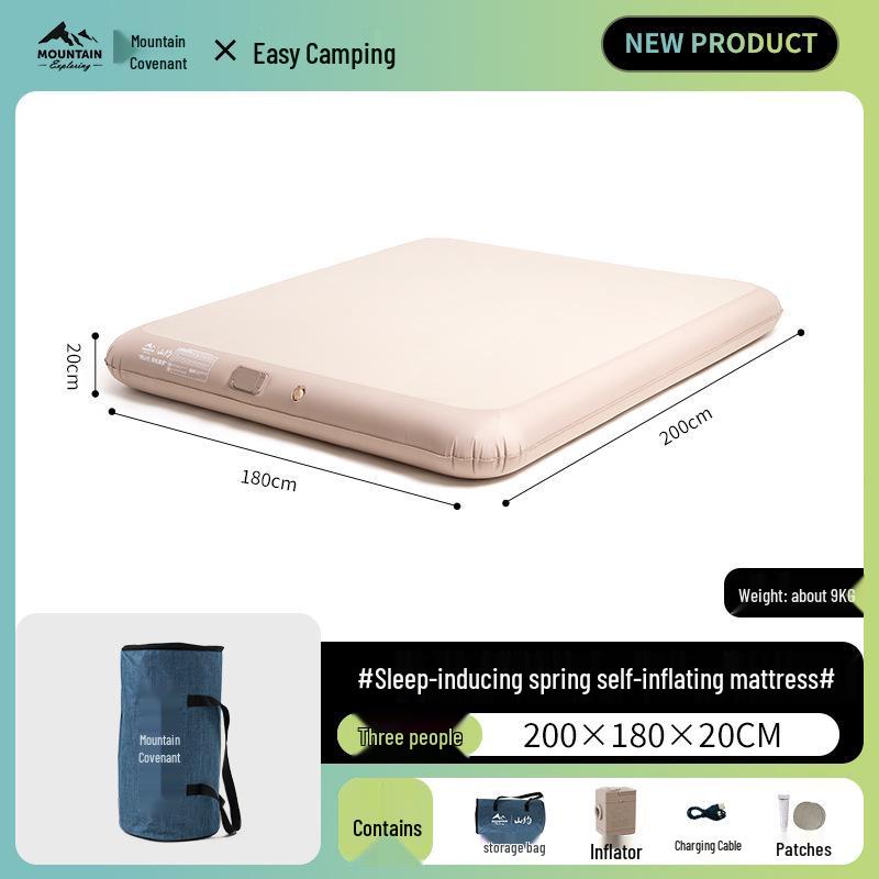 Mountain Inflatable Camping Mattress for Outdoor and Home Use