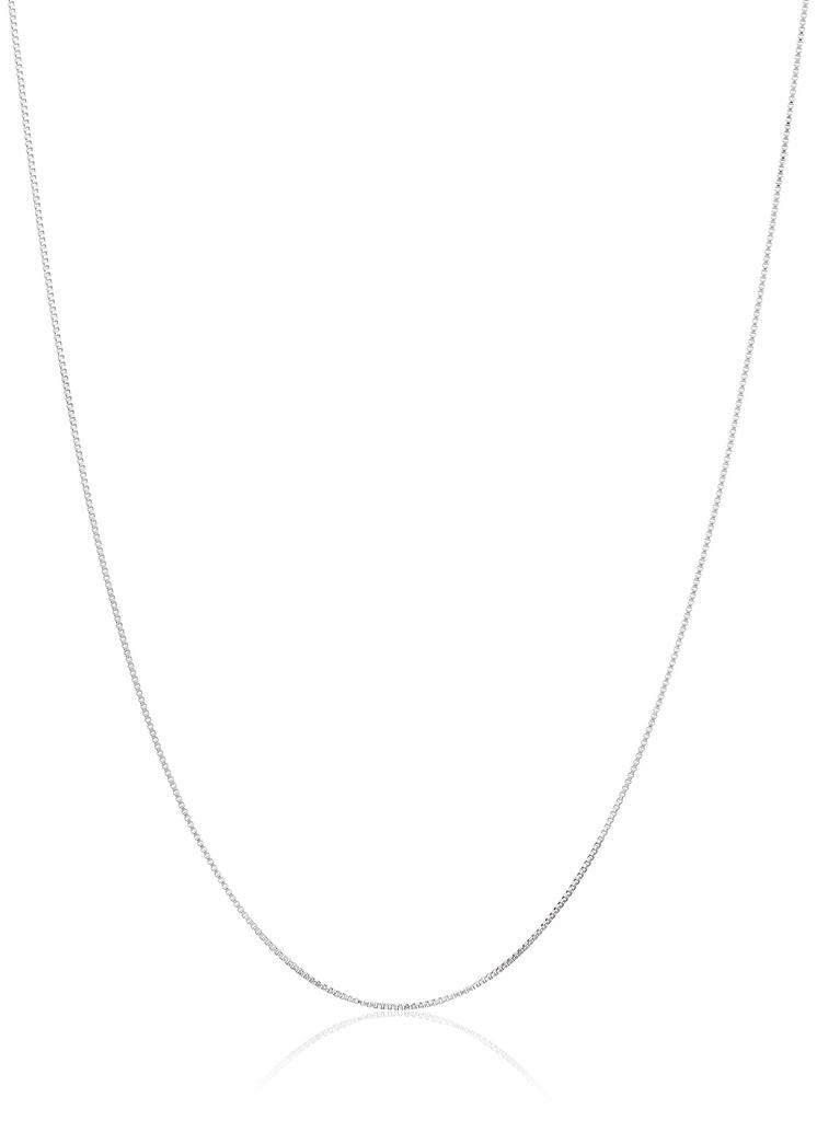 Exedia Platinum 850 Venetian Chain Necklace Slide Box Adjustable Length up to Free PNBX7 PE45 (Pt850) (with Pin), Chain, 45cm, Adjuster,