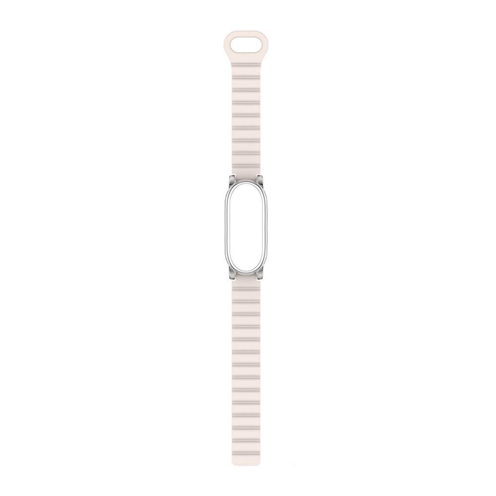 

Silicone Voice Recorder Case Strap Integrated Portable Wrist Band Replacement Bracelet for PLAUD NotePin/NotePin S бежевий