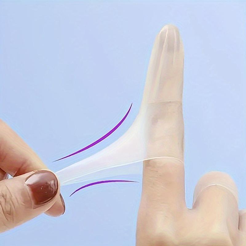 100/200Pcs Nail Art Finger Protection Cover Rubber Non-Slip Anti-Static Finger Cots Disposable Latex Finger Cover Nail Art Tool