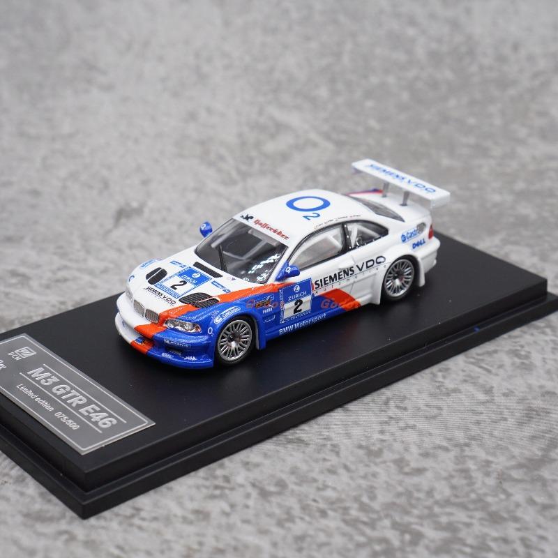 

DCM 1:64 BMW E46 M3 GTR alloy model car ornament collection for boys birthday gift desktop ornament