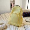 Schoolbag Korean version of college style large-capacity backpack high value lightweight leisure travel backpack junior high school student schoolbag