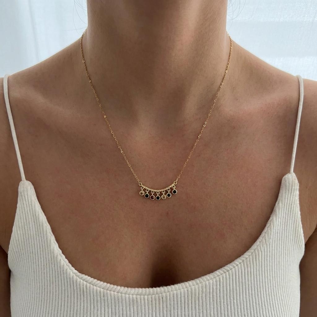 Romantic Flower Heart Cubic Zirconia Pendant Necklace for Women Dainty Imitation Pearl Copper Choker Chain Party Jewelry Gift