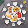 Underglaze Ceramic Moon Platter Set